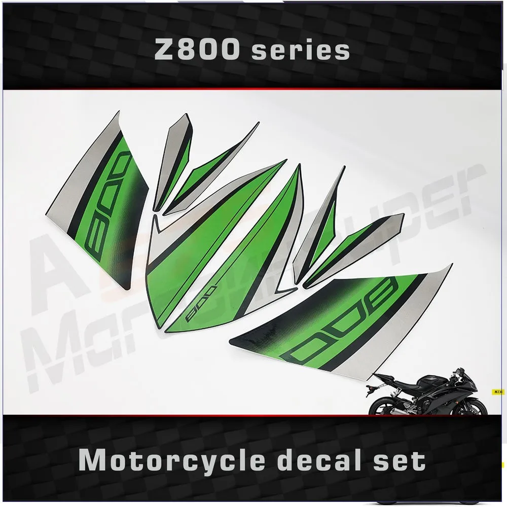 

For Z800 Z 800 2013 2014 2015 2016 Motorcycle Sticker Whole Car Sticker Fairing Sticker Racing Sticker Green