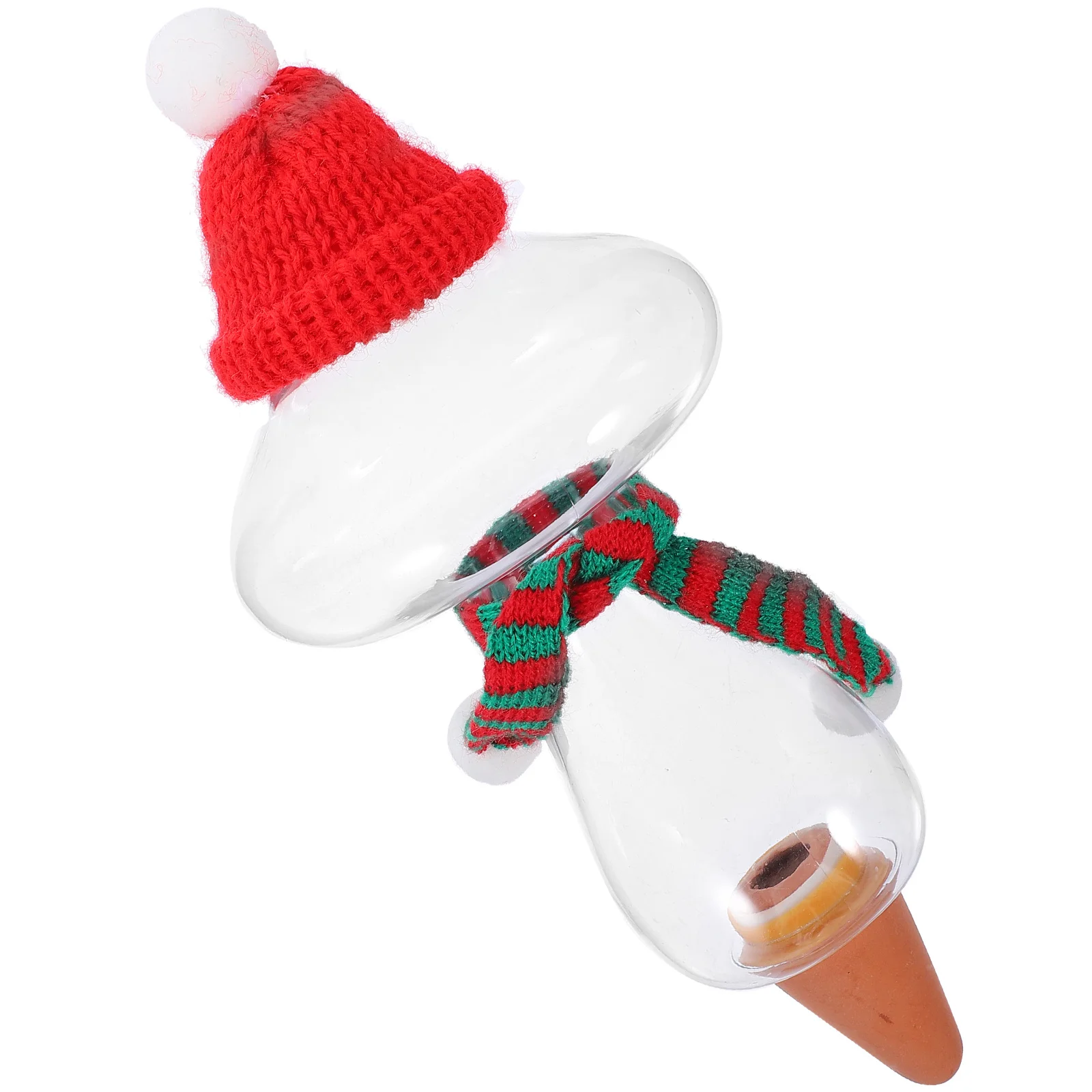 جهاز إدخال ذاتي السقي أوتوماتيكي شفاف على شكل فطر مع قبعة وشاح للنباتات بوعاء نباتات داخلية سقي أوتوماتيكي #4