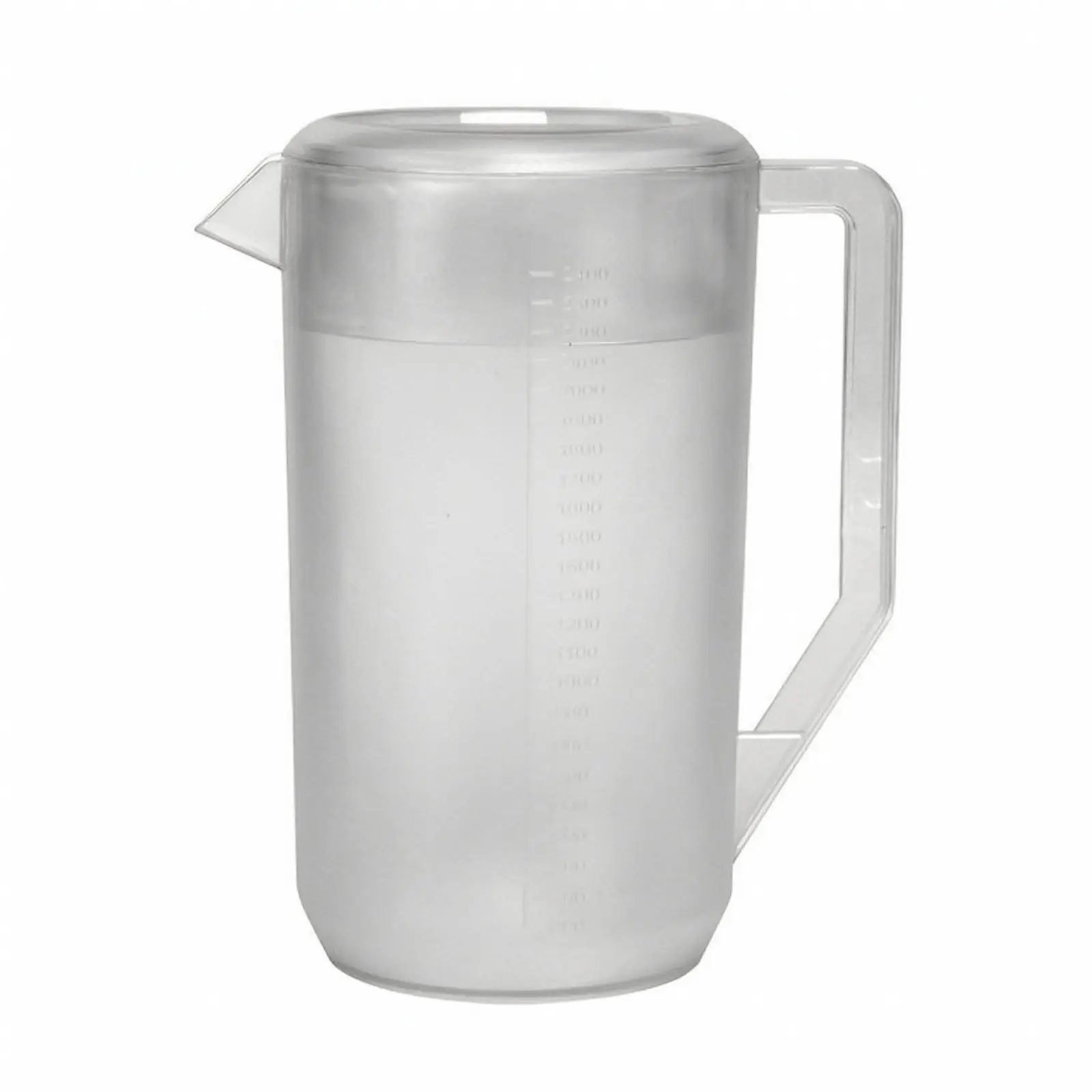 Graduated Water Pitcher Clear Water Jug Shatterproof for Kitchen