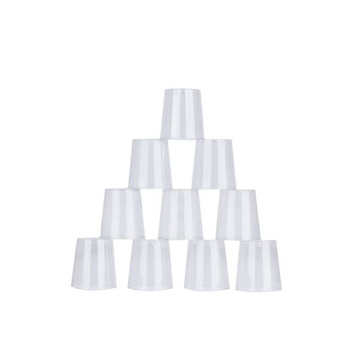 

20Pcs Transparent Thickened Plastic Party Cups for Adults s Disposable Hot Cold Cups Picnic Drinking Mugs