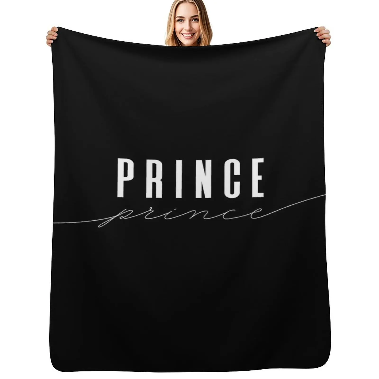 

Prince - Elegant Minimal Design Throw Blanket Breathable Lightweight Blanket for Adults Kids