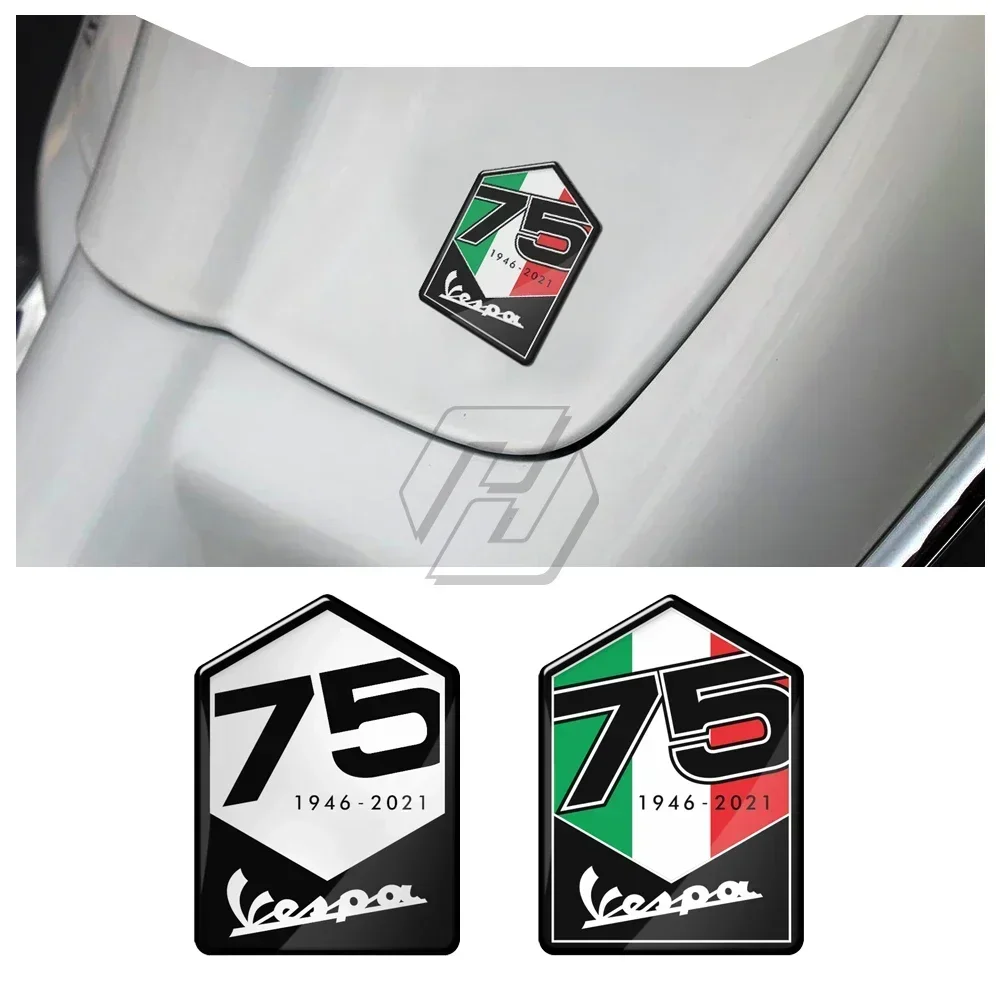 For Vespa GTS Sprint Primavera 50 150 300 250 300ie etc Scooter Accessories 75 Years Young Sticker