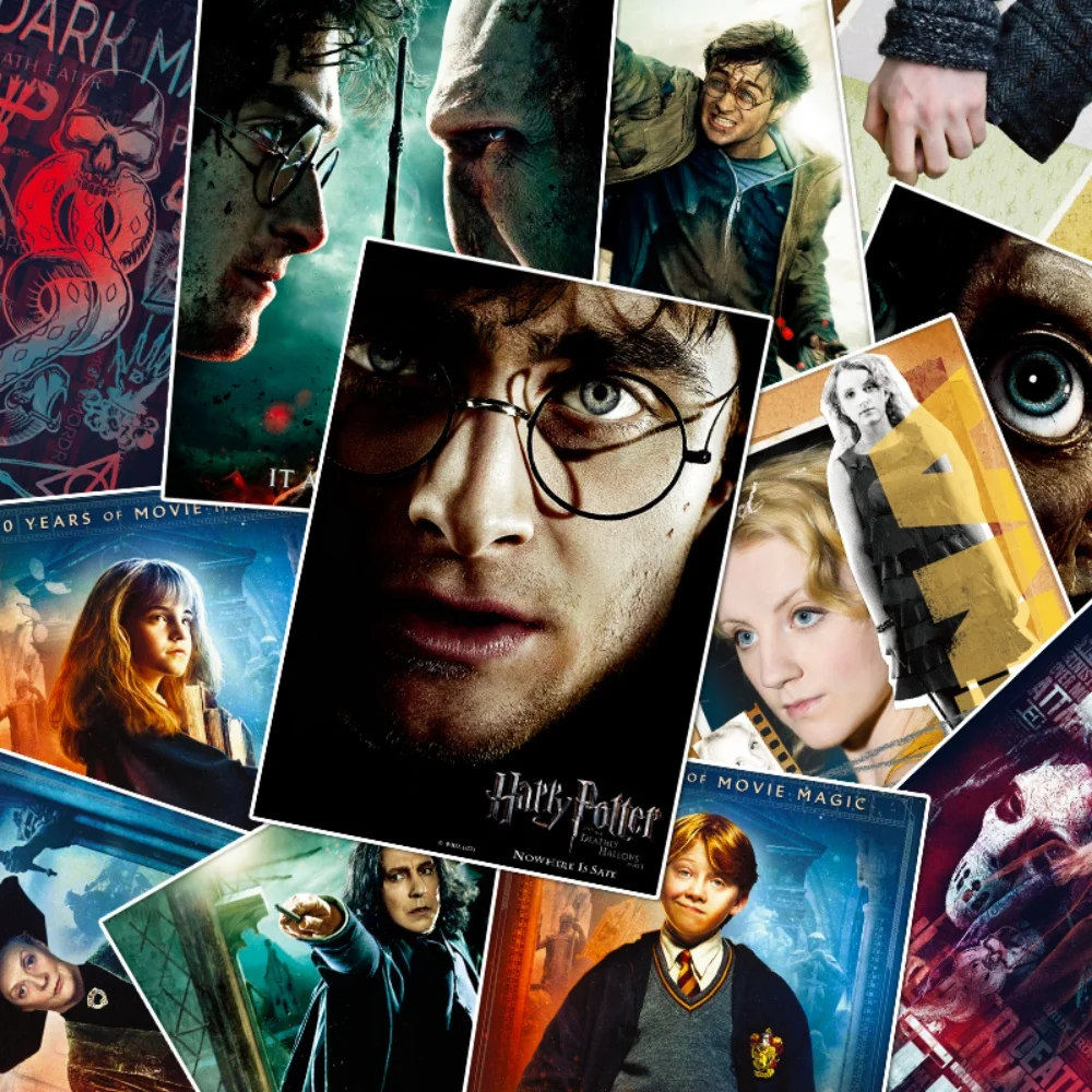 Affiche murale en papier authentique Harry Potter, 30x43cm, décoration murale pour salon, personnages de film Hermione Ron, décoration de la maison, cadeaux, jouet
