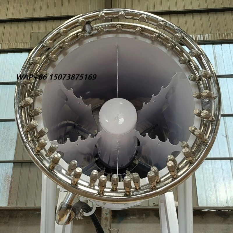 Sprinklers Agriculture Irrigation System 90m Trailer Fog Suppression Cannon Mist Water Cannon Sprayer Machine
