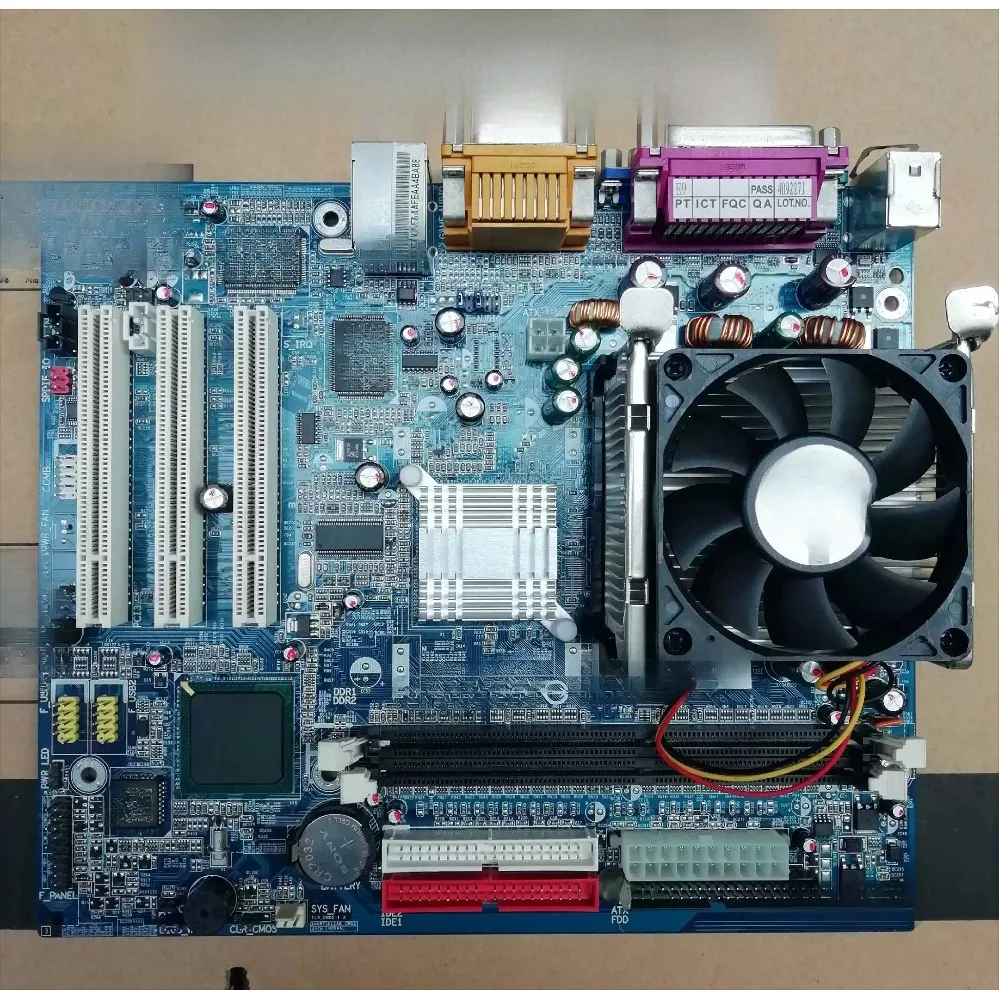 For Gigabyte 845GV Motherboard With CPU, Support KTV, PXE Diskless, Soft Router, Wire Cutting, Office Use (010)