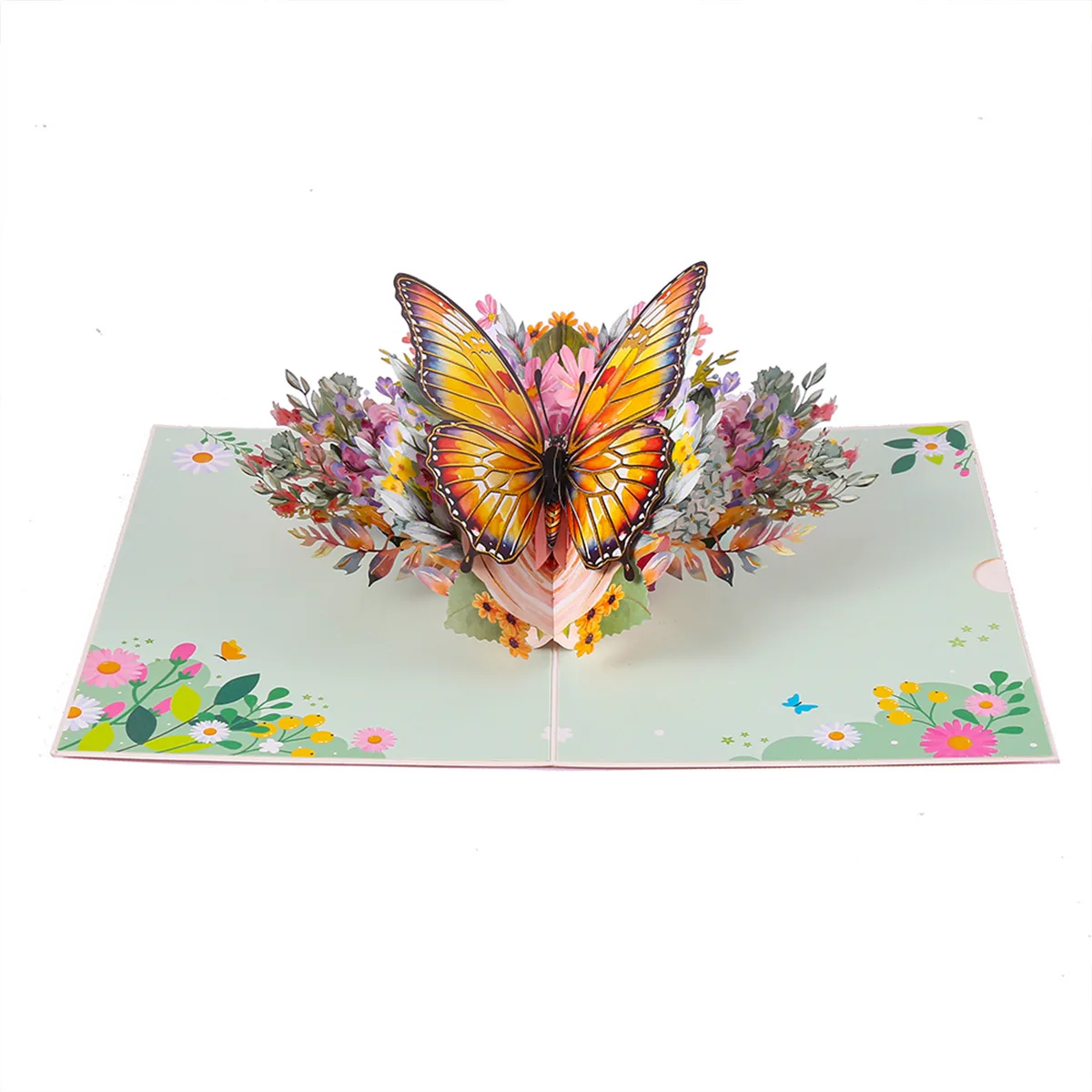 New 3D Pop-Up Cards Flowers Birthday Card Anniversary Gifts Postcard Maple Cherry Tree Wedding Invitations Congratulation Gift