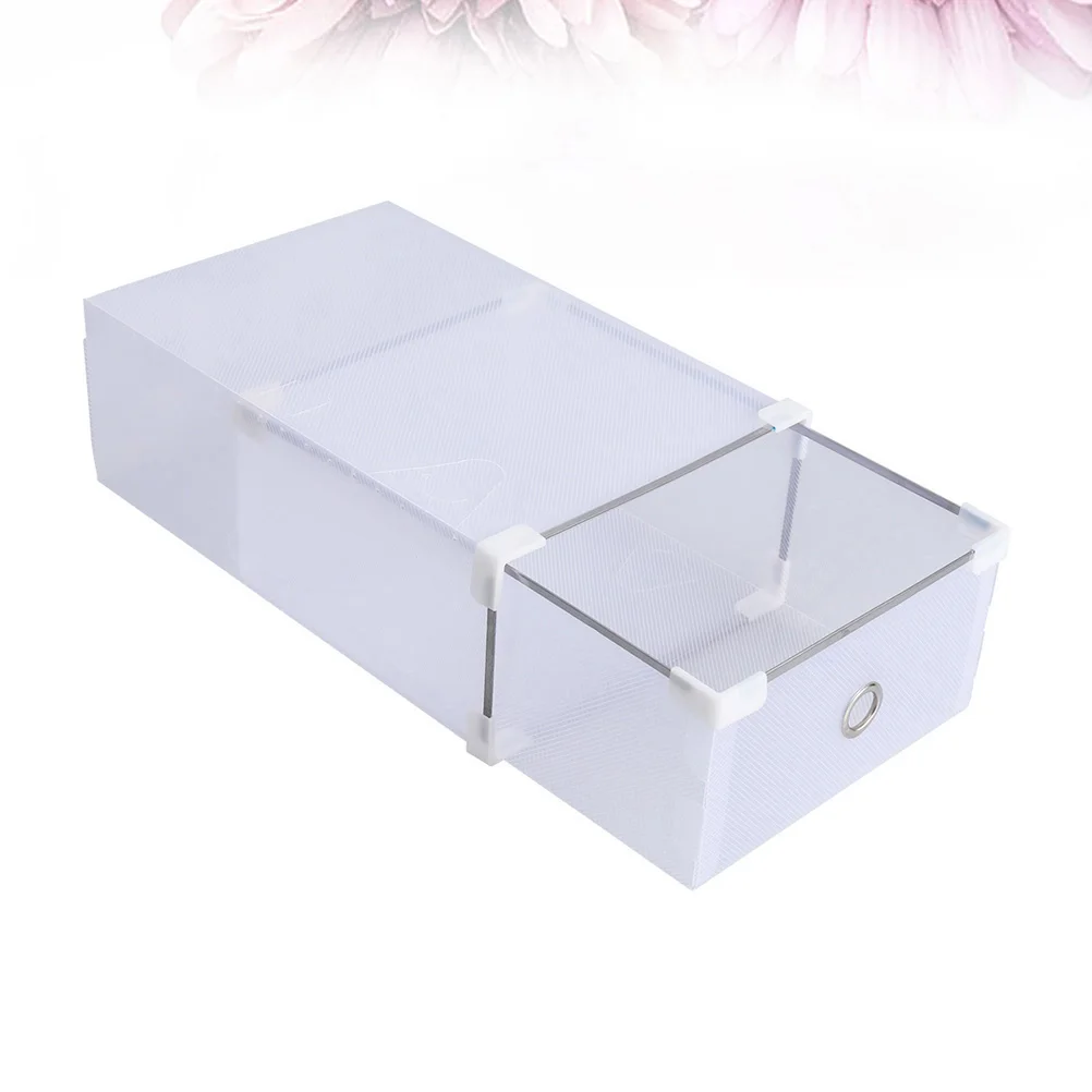 

6 Pcs Drawer Type Shoe Box Storage Solution Shoes Organizer Case Desktop for