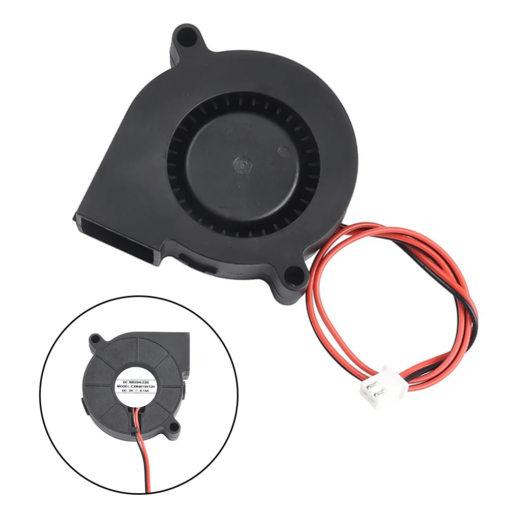 Ventola di raffreddamento per ventola di raffreddamento centrifuga fai-da-te Ventola con cuscinetto olio Velocità 6500r/min Albero cuscinetto olio in lega Sostituzione ventola fai-da-te