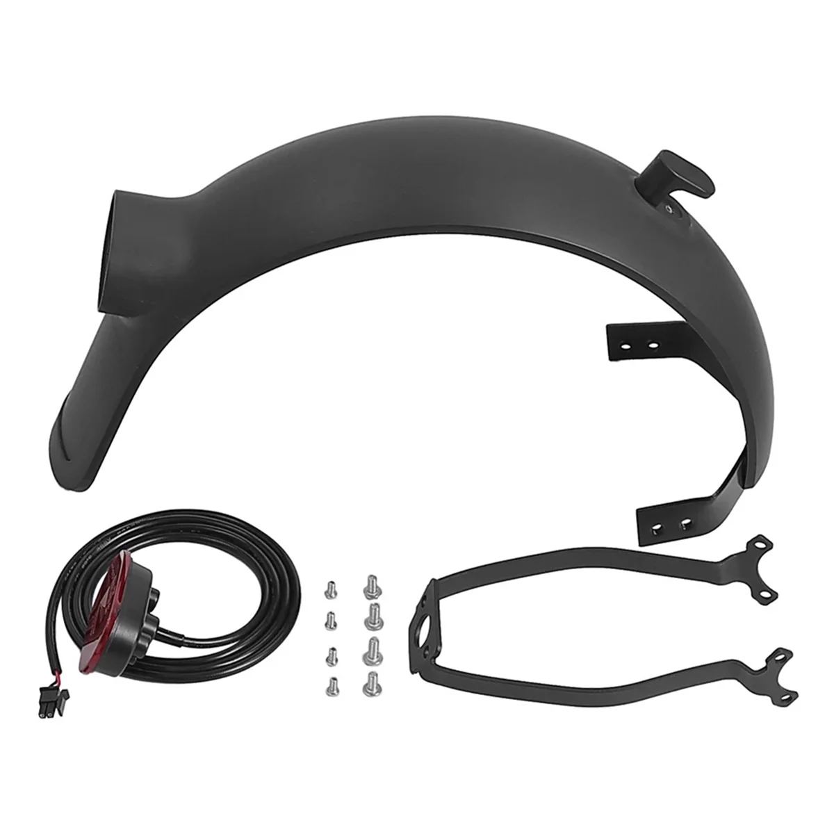 

Rear Aluminum Alloy Accessories for Electric Scooter 4 Ultra Mudguard Tail Light Brake TailLight Set