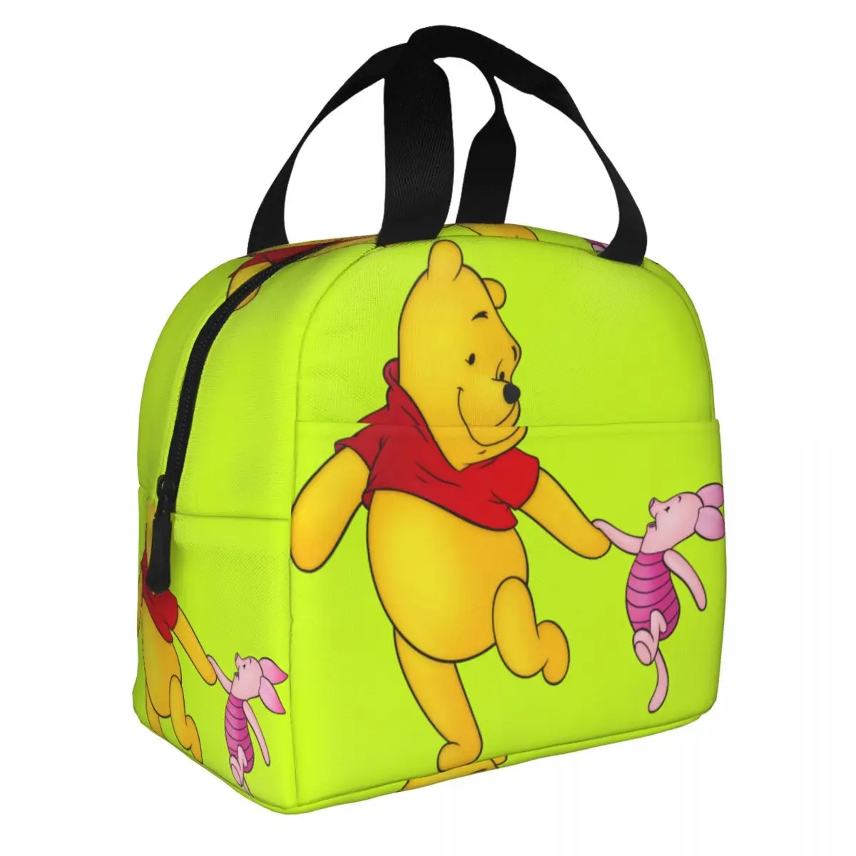 Travel And Piglet Large Capacity Beverage Disney Winnie The Pooh Lunch Food Box For Students School&Office Picnic Storage