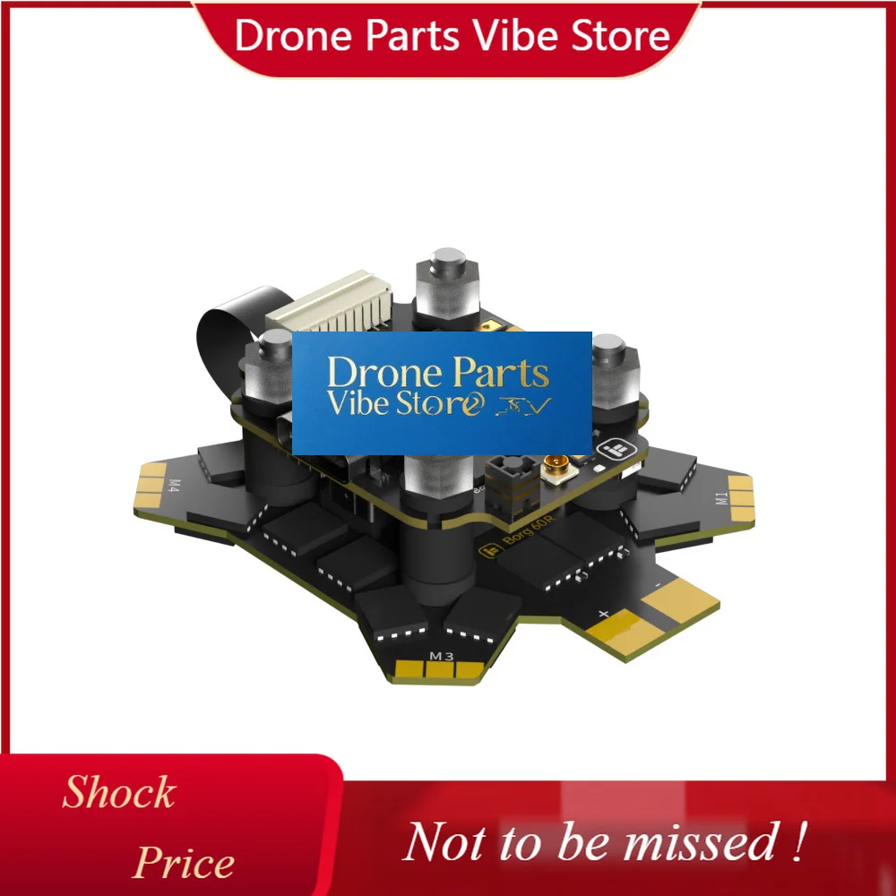 

DParts1Iflight Borg 5S Flight Controller 60R 60RS 4-IN-1 ESC 3-8S Stack Built-In ELRS 2.4GHz PCB Material For Racing Drone