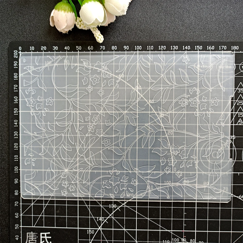 NEW Classical /3D Embossing Folder Transparent Embossing Plastic Plates Design For DIY Paper Cutting Dies Scrapbooking Figure