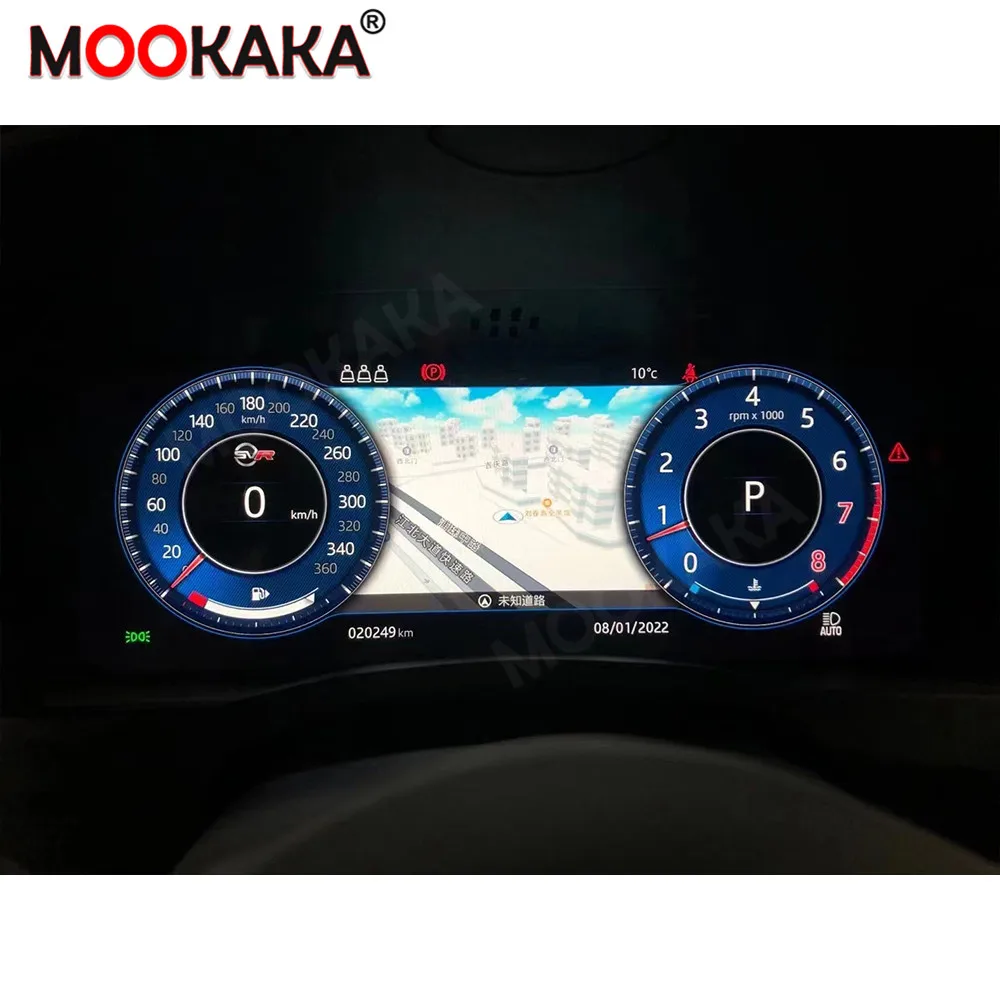 

For Jaguar XE 2013-2020 Digital Cluster Virtual Cockpit Car Multimedia Player Dashboard Speed Meter Dashboard