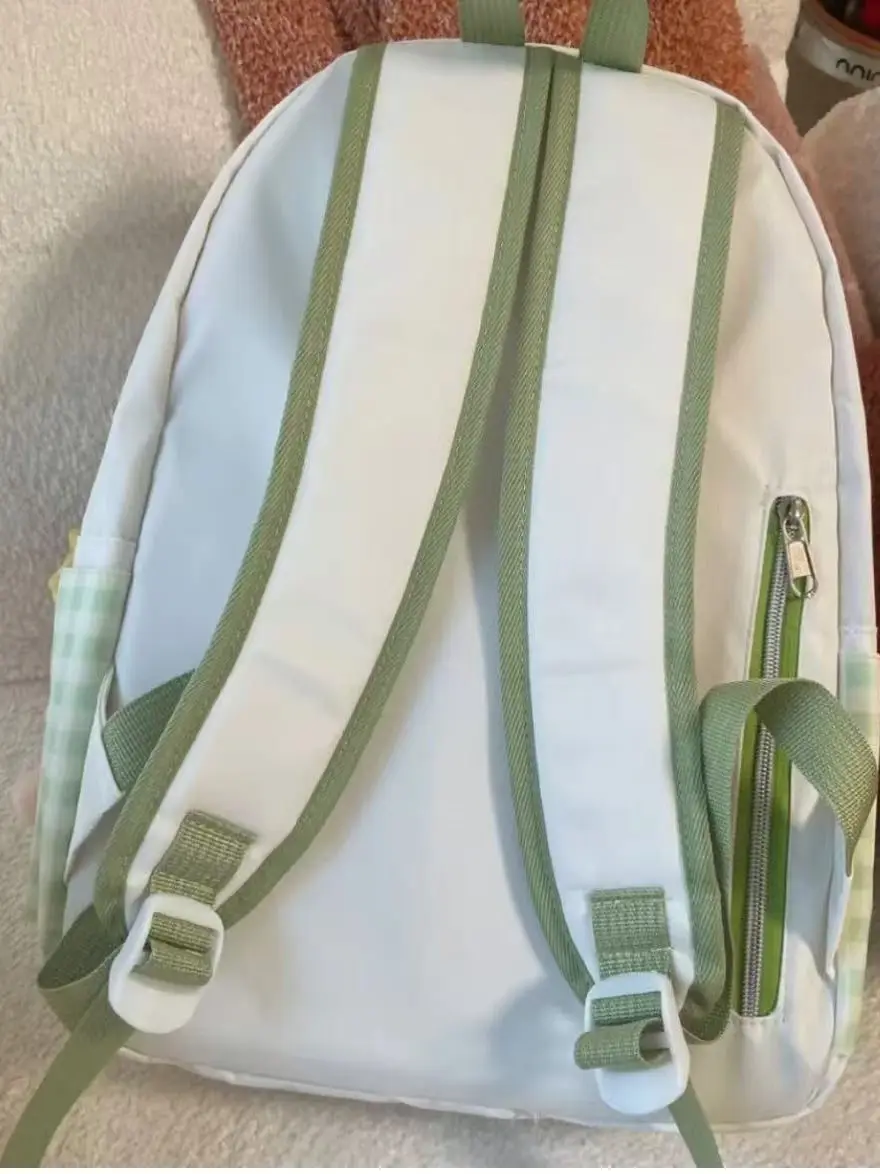 Kawaii een Quattro Le Trifoglio Polka Dot Piccola palla soffice Grande capacità Studente Bapa Borsa estiva giapponese Sle Fre