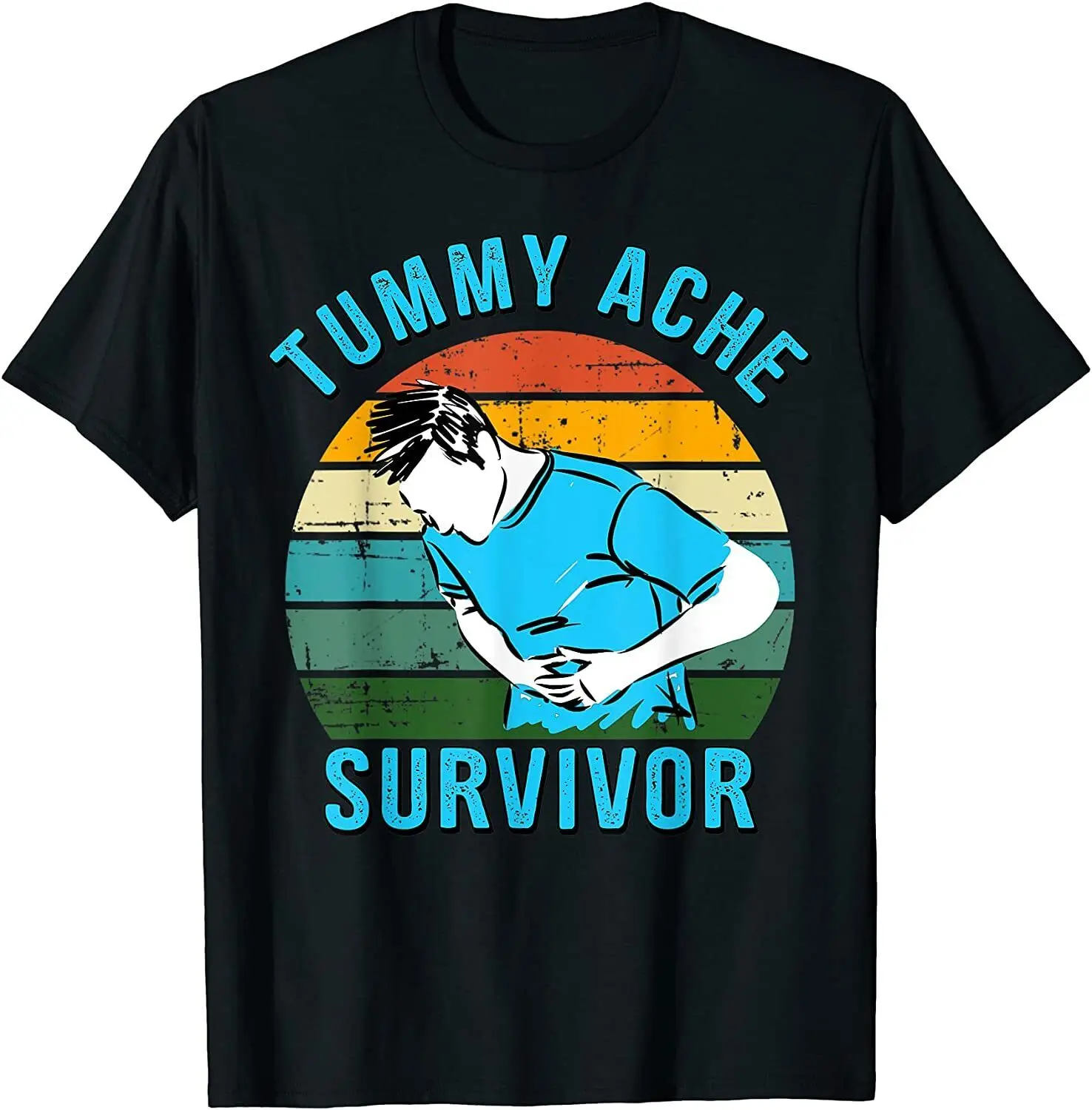 NEW LIMITED Vintage Tummy Ache Survivor T-Shirt