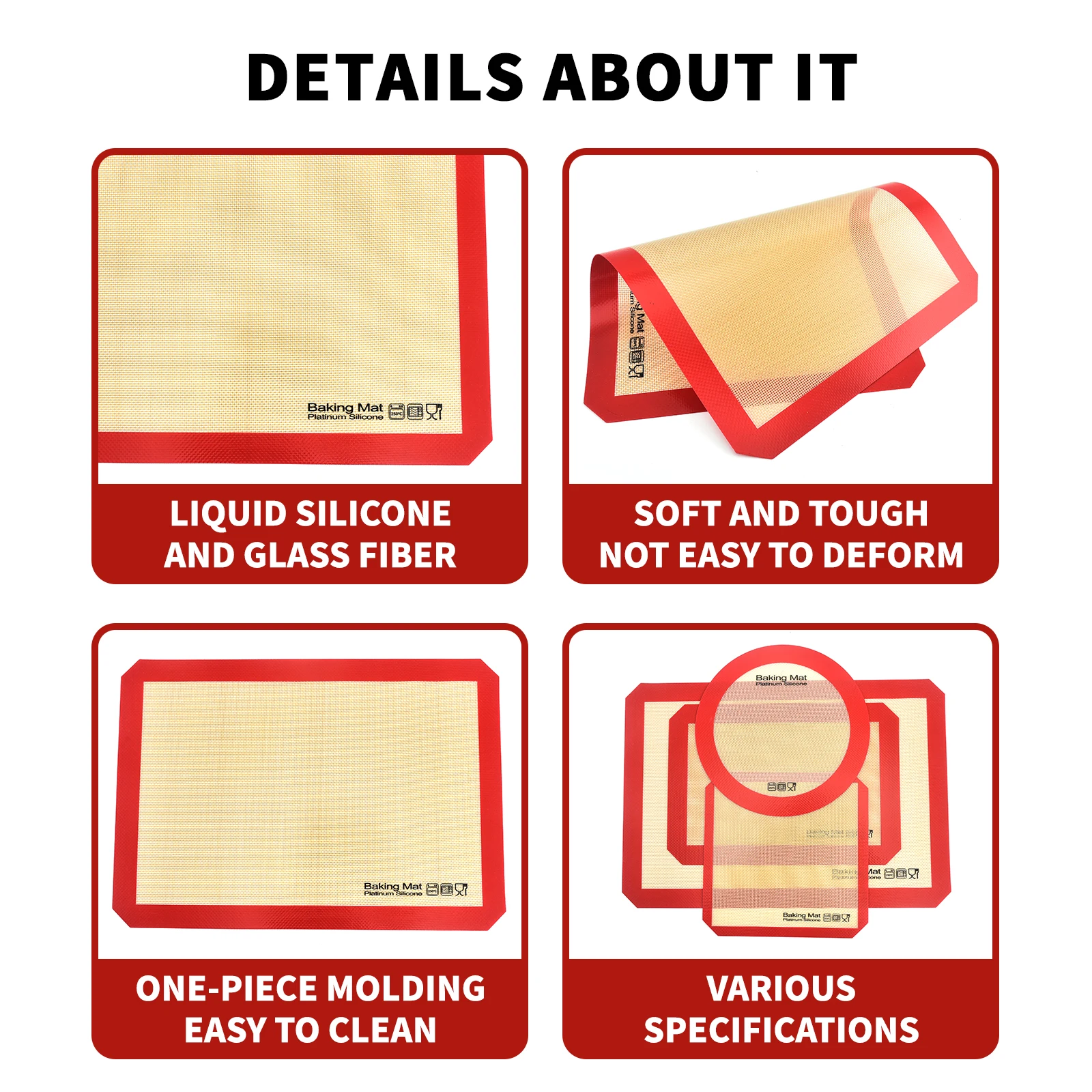 Non-Stick Silicone Baking Mat 3