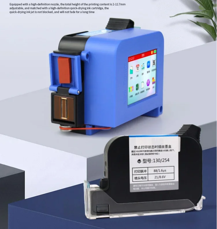 Popular Mini Portable Expire Date Inject Machine Ink Jet Handheld Mini Thermal Inkjet Printer