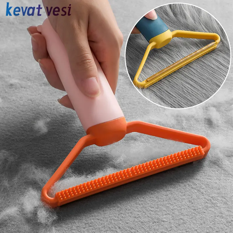 

Portable Pet Hair Remover Brush Manual Lint Remover Fluff Fuzz Fabric Shaver for Woolen Coat Carpet Scrapers Cleaning Tools