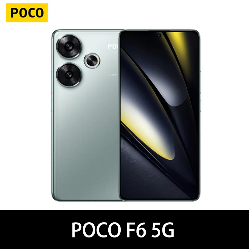 POCO F6 5G,Smartphones,Snapdragon® 8s Gen 3,120Hz Flow AMOLED CrystalRes Display,90W Charging,50MP Camera System with OIS