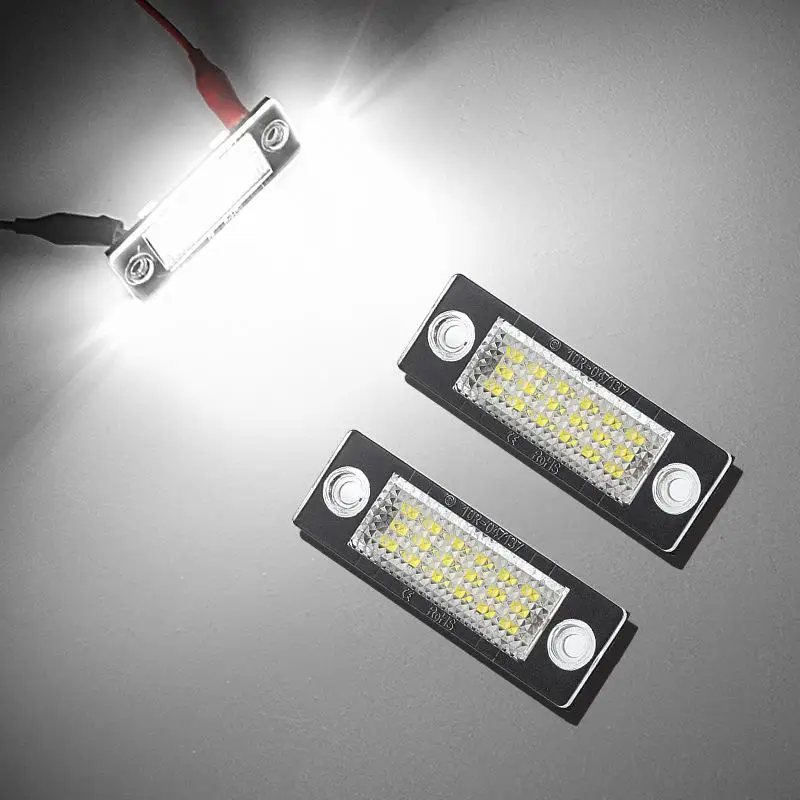 2026 New Sale For LED Number Plate Light Touran Golf Plus Caddy Superb T5 Canbus Error Free License Plate Lamp