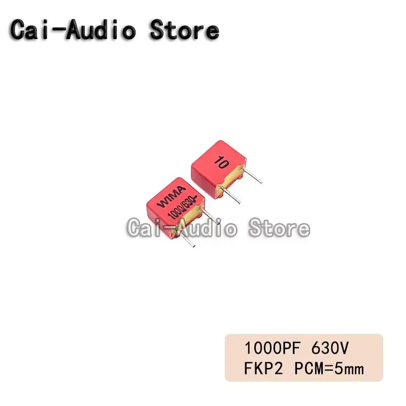 

5 шт./10 шт./20 шт./партия Новый WIMA FKP2 630 в 1000PF 630 в 102 0,001 мкФ 1НФ пленочный конденсатор 630v1000pf 630v102 шаг 5 мм 10%