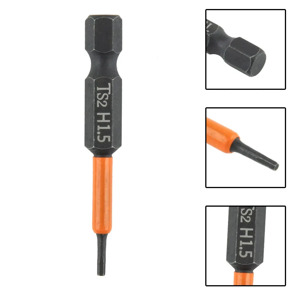 1pc Hexagon Screwdriver Bit Quick Change Driver Power Drill Length 50mm 1/4 Hex Magnetic Screwdriver Drill Bits