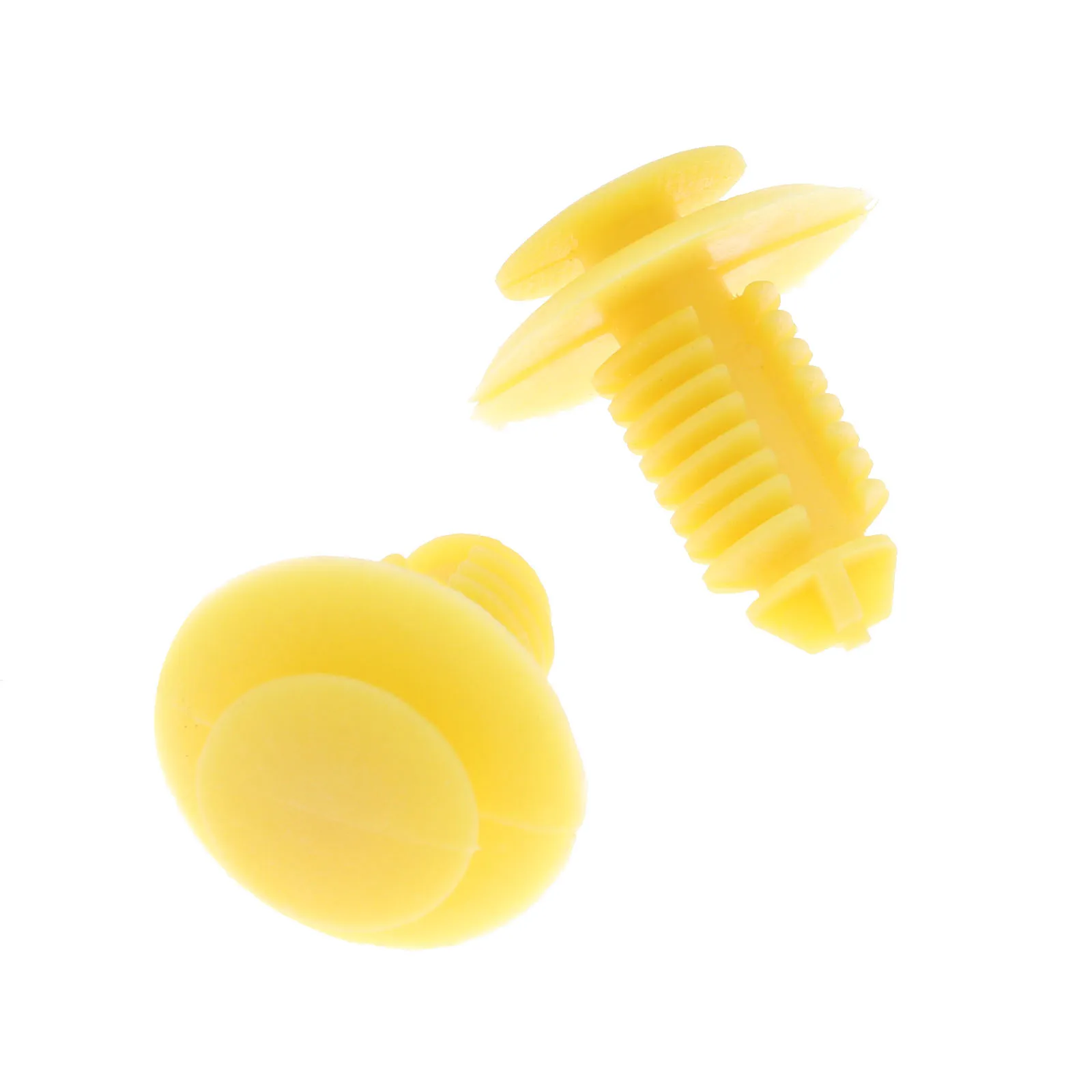 Yetaha Plastic Auto Fasteners Rivet Sill Kick Plate Cover Trim Retainer Clips For Rover 75 Models 8mm Hole Yellow