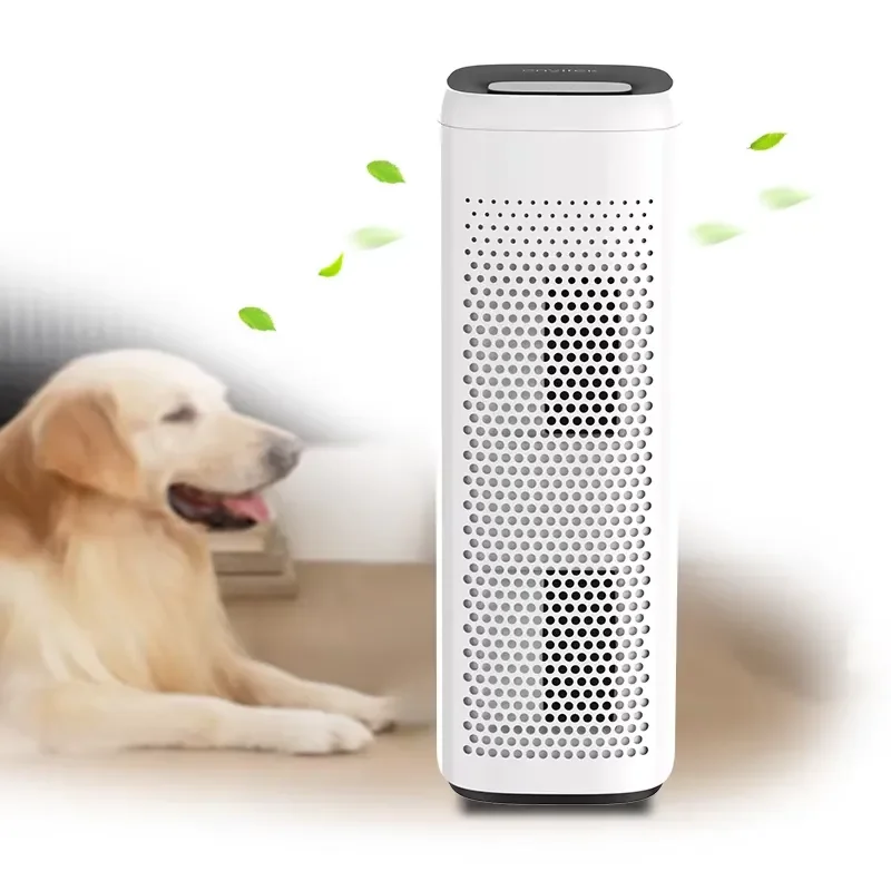 New Design True HEPA Filter Fresh Air Pet Air Purifier with Time Setting for Home Office Allergen Dust Removal Quiet