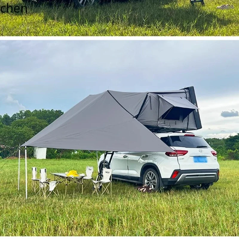 aluminum alloy sunroof into the car roof tent fully automatic folding self-driving tour car tent