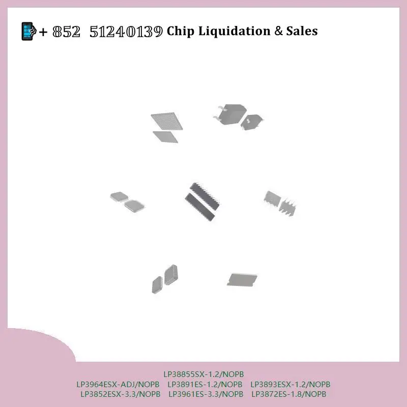 Integrated circuit chip LP38855SX-1.2/NOPB LP3964ESX-ADJ/NOPB LP3891ES-1.2/NOPB MCU chip LP3893ESX-1.2/NOPB