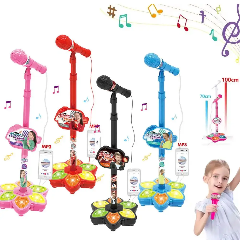 Kids Microphone Stand Toy, Portable Children's Karaoke Electronic, Durable Party Karaoke Microphone Stand, Kids Karaoke Machine