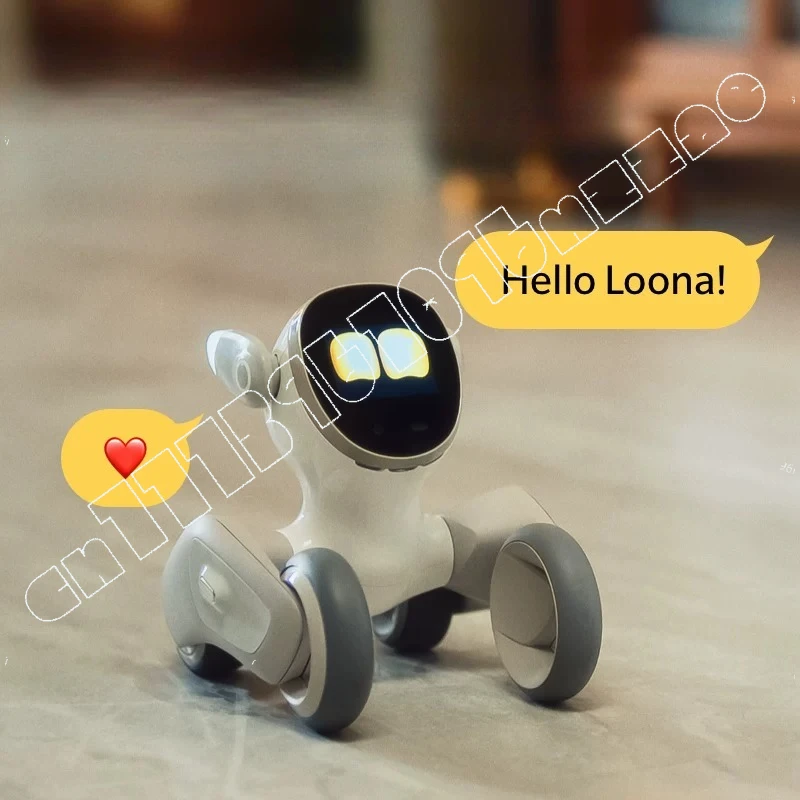 Robot Dog AI Intelligent Companion Robot Electronic Pet Interactive Voice Command Children's Programming Toy