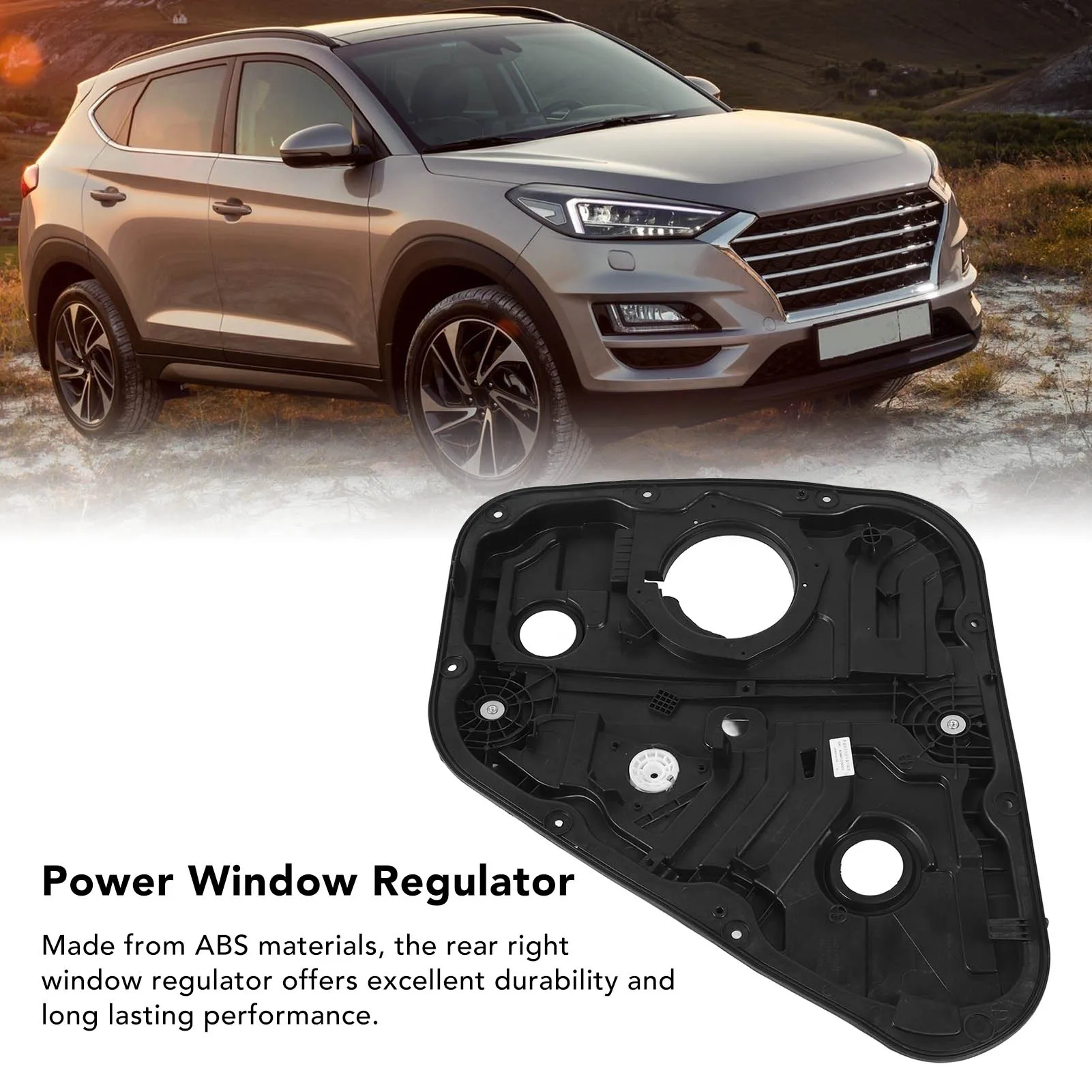 

Rear Right Power Window Regulator Without Motor Smooth Operation 83481 D3001 for Tucson 2016 to 2022 Rear Right Window Regulator