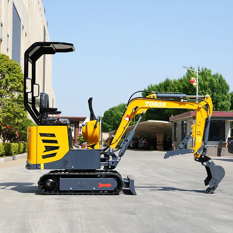 Free Shipping Mini Crawler Digger Farm And Garden Use With Rotary Arm China Factory Manufacture Multifunctional Small Bagger