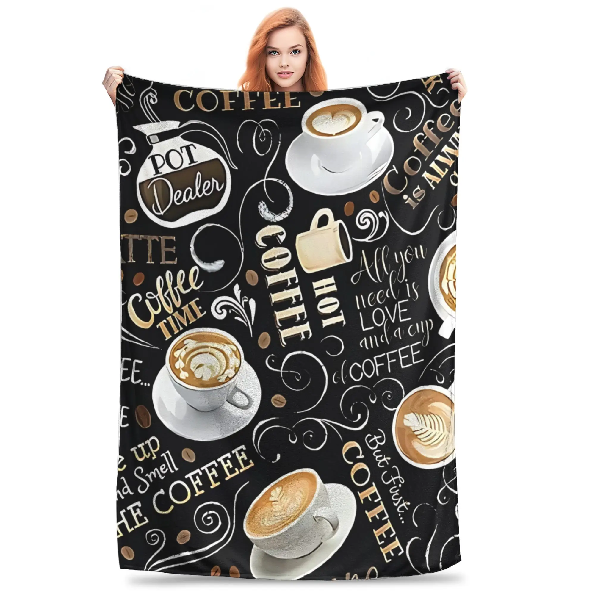 1PC Vibes Daily social media share ideas  Winter Blankets for Adults Bedding Home Interior Sofa Knee Black Friday Deals