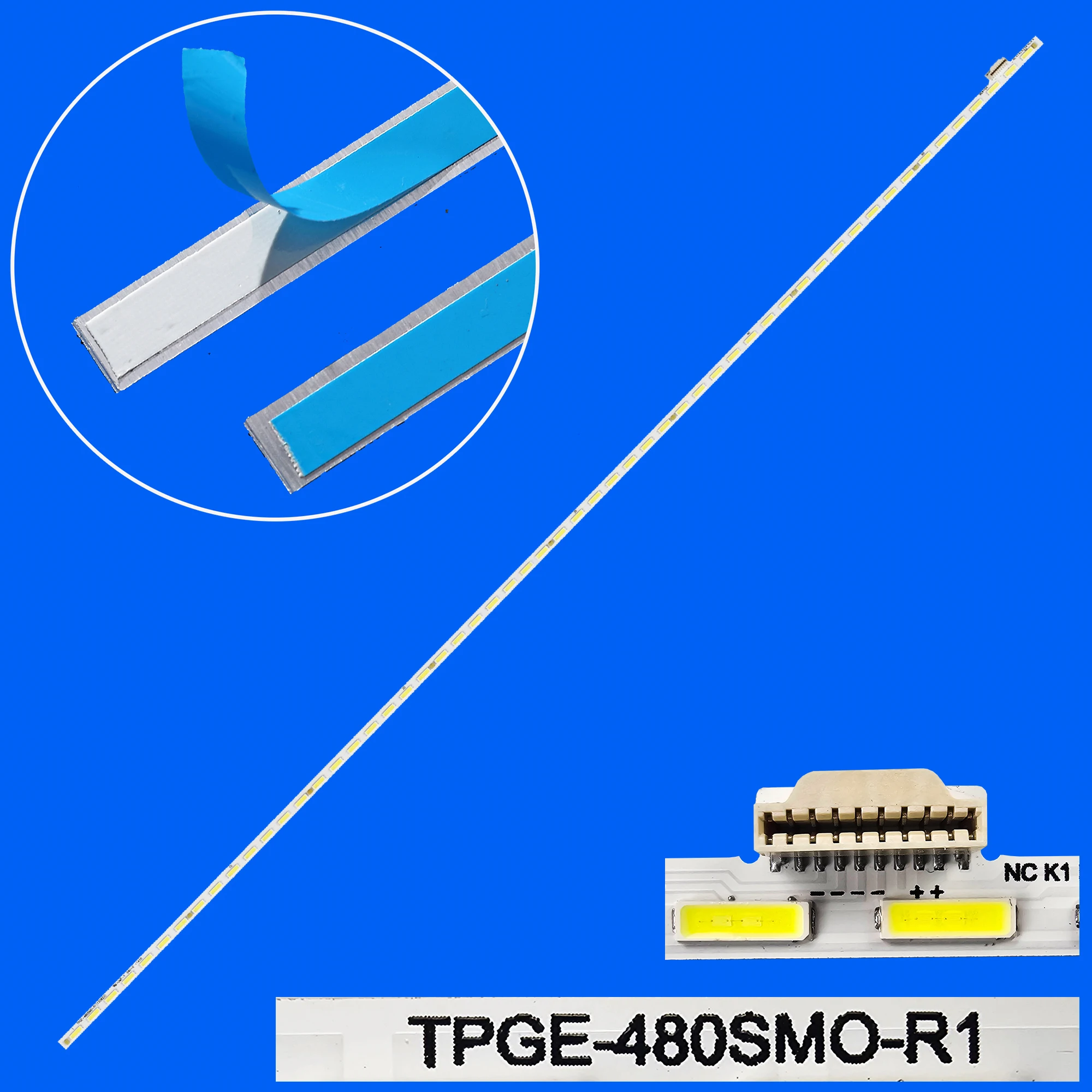 

LED backlight strip for 48PFS8109/12 48PFS8109/60 48PFS8159/12 48PFS8159/60 48PFS8209/12 48PFS8209/60 TPGE-480SM0-R1