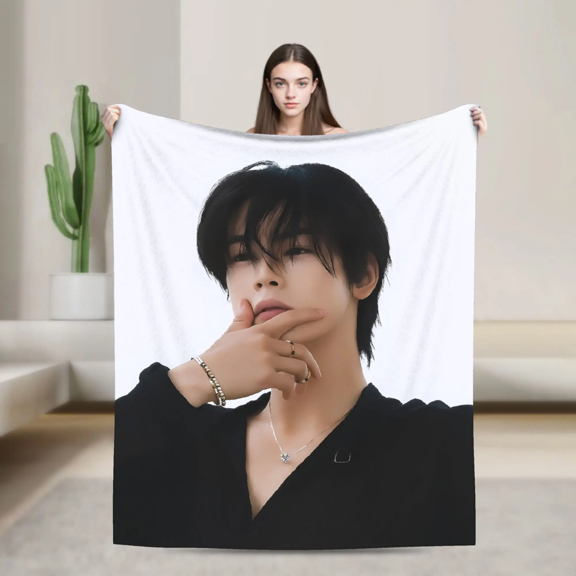 Cha Eunwoo Flannel … - image