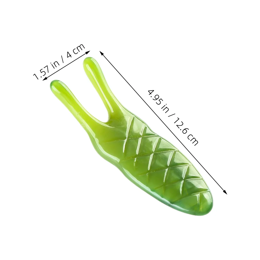 แท่งนวดหน้าเรซิ่น 3 ชิ้น สำหรับยกกระชับบริเวณจมูก เครื่องนวดหน้ากัวซาแบบพกพา ดูแลผิวหน้าด้วยมือ