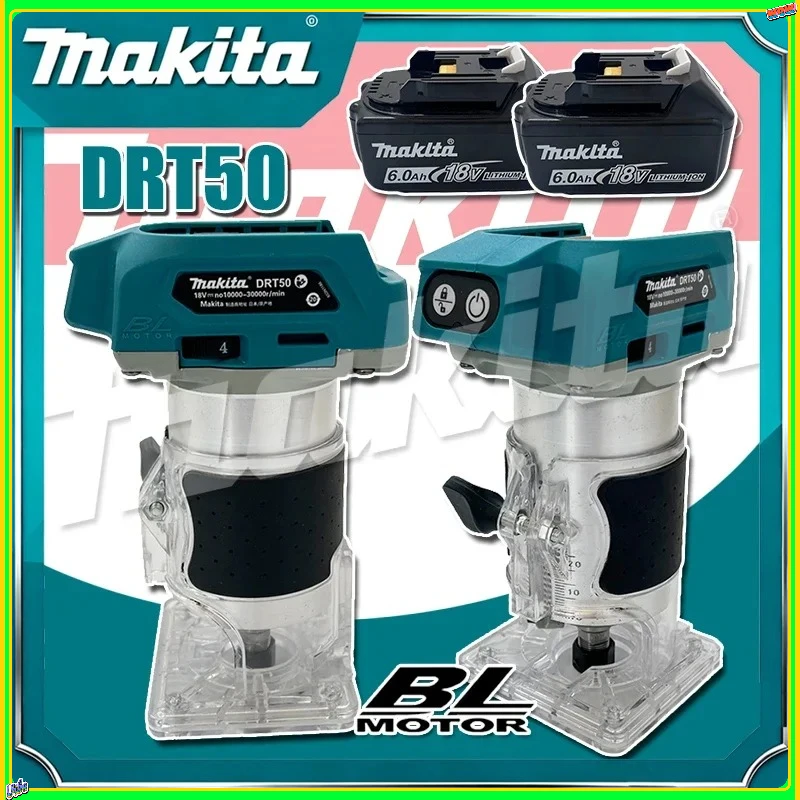 

Аккумуляторный фрезер Makita DRT50, бесщеточный, для обработки дерева, гравировки и штробления, 18В