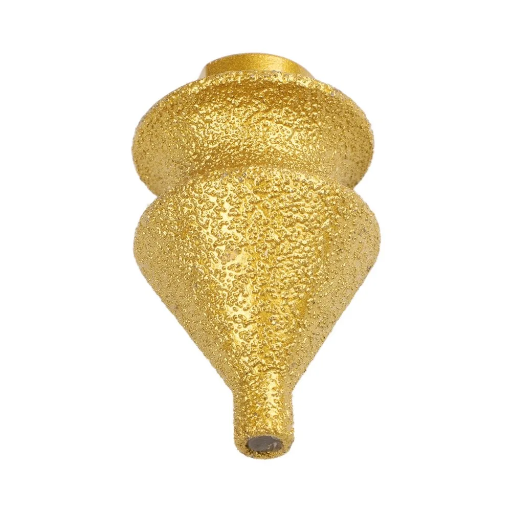 Conical Grinding Wheel for M10 Thread Designed for Chamfering and Finishing on Glass and Stone with Reduced Risk of Cracking
