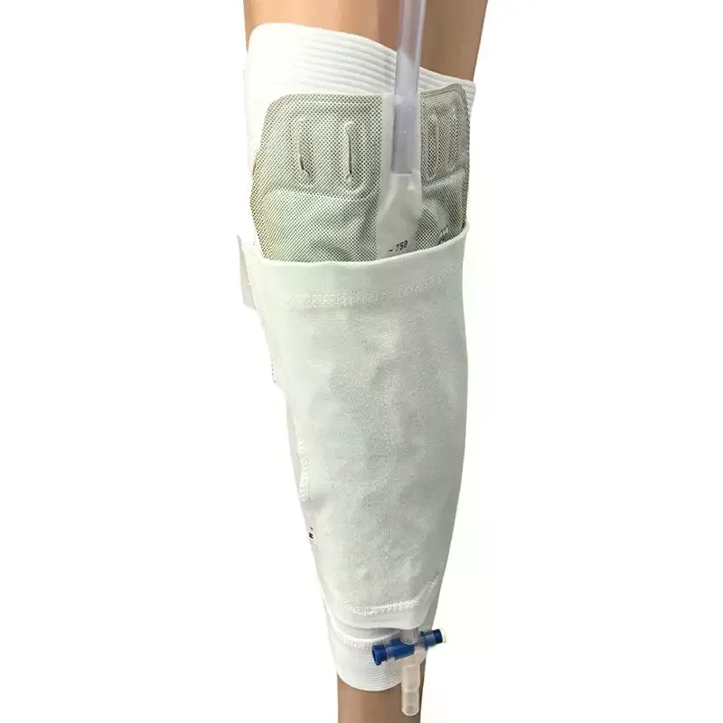 Leg Holder Urinary Incontinence Device High Elastic Calf Drainage Strap Walkable  Collection Sleeve Pocket Breathable Band