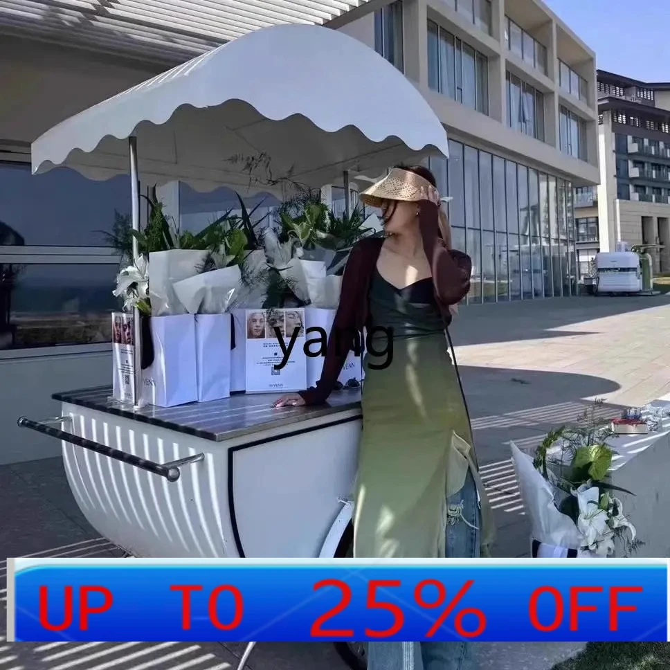

CX mobile float stall shopping mall coffee cart display promotion car accessories shopping mall store