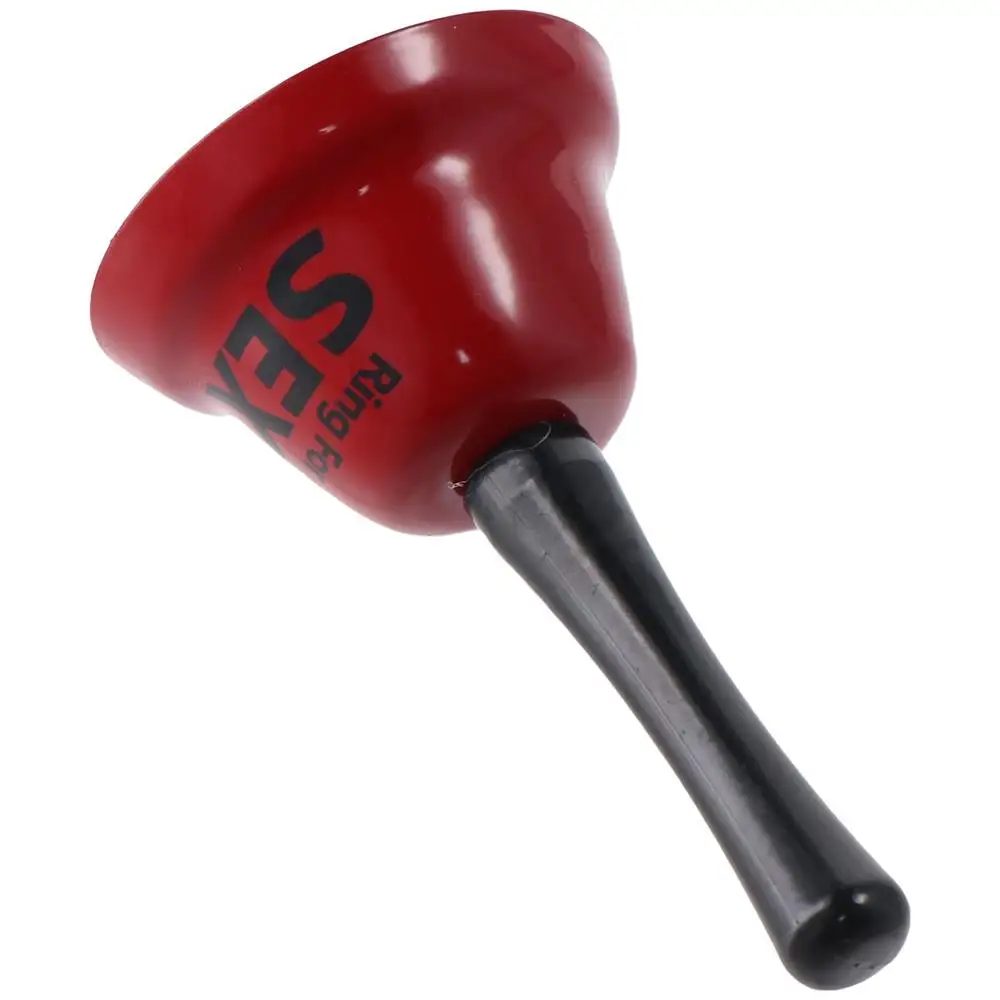 Creative Fun Red Ring Bell Ring Adult for Sex Drink Table Bells Fun Hen Stag Party Gift (Rattle Bell) view 4