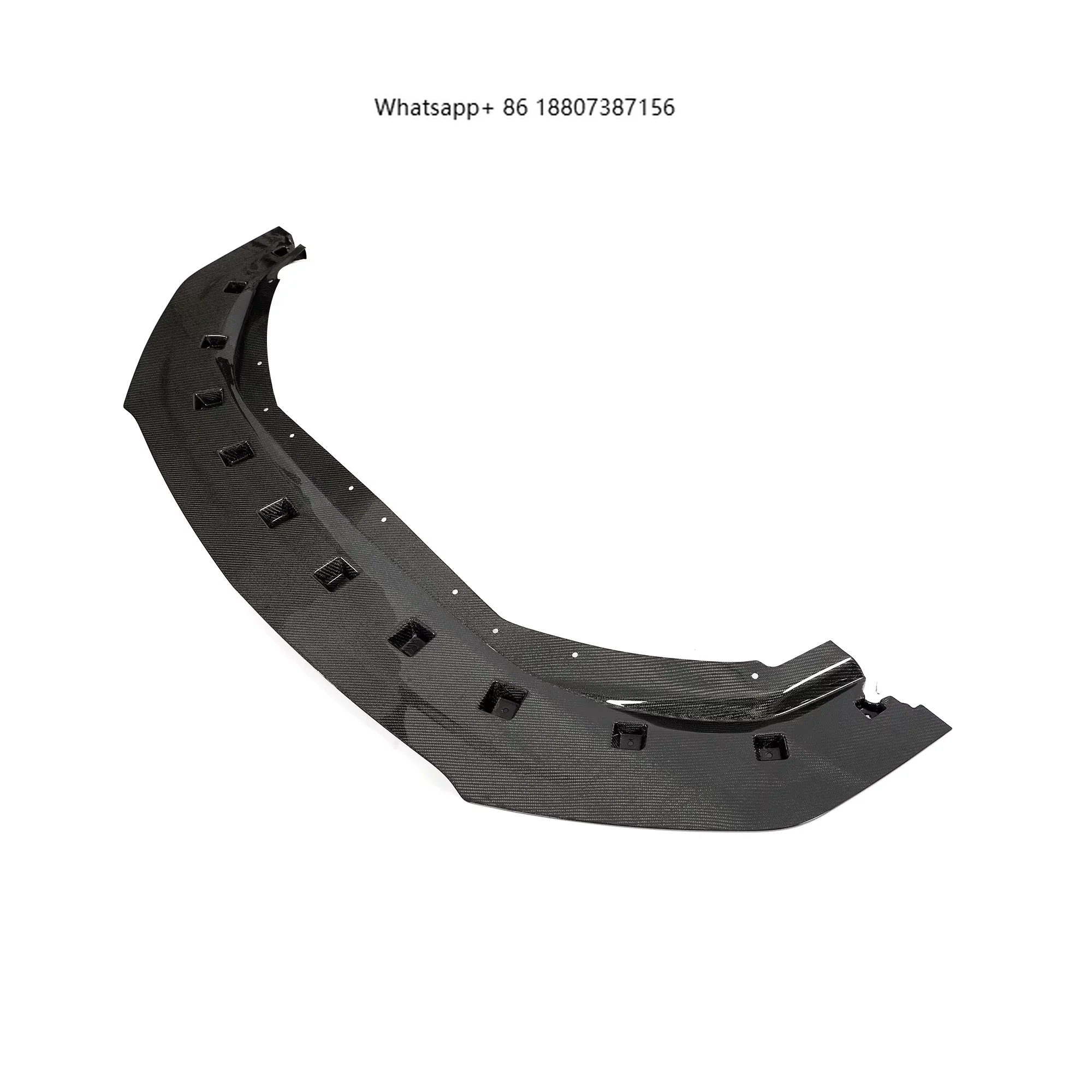 

Dry Carbon Fiber Car Front Bumper Spoiler forFord Mustang Dark Horse 2024 Front Bumper Lip