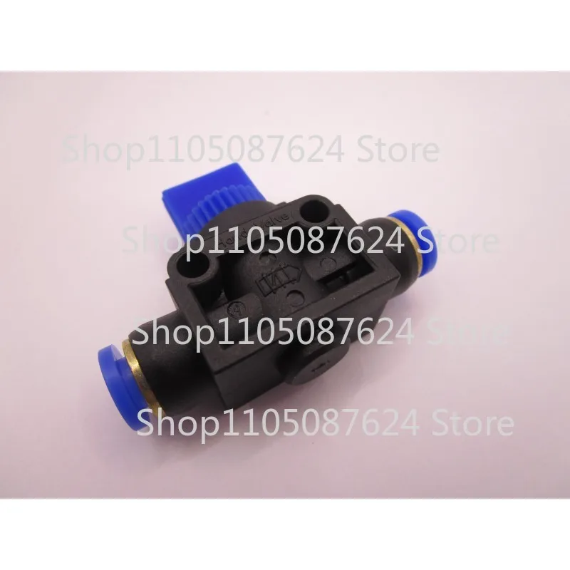 SS    Push to connect manual 3 way hand valve HVFF-6 Fits HE-3-QS-6 Fast Shipping