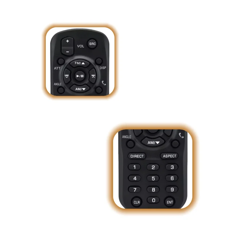 

RM-RK258 Remote Control for JVC Car Multimedia Receiver KW-M750BTM KW-V41BT KW-V215DBT KW-V850BTM