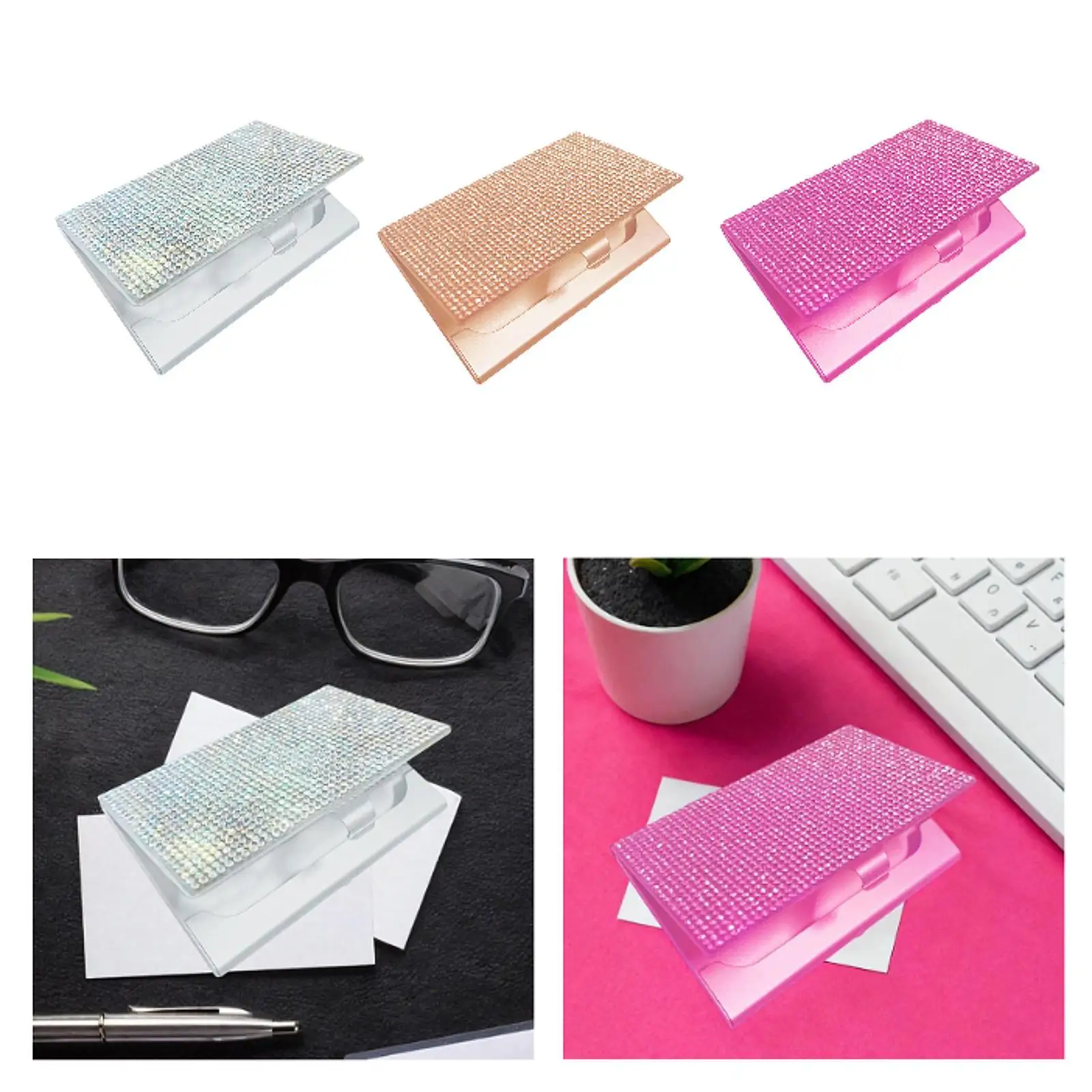 

Business Card Case Practical Portable ID Card Case Cardcase for Trade Showrooms Personal Cards Clinics Rental Offices Men Women
