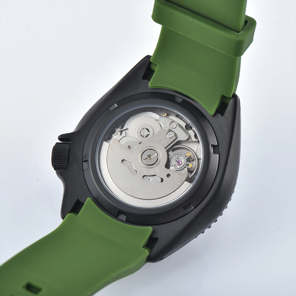 عالية الجودة 42 مللي متر ساعة رجالي حافظة فولاذية تناسب NH35 NH36 حركة حافظة ساعة اكسسوارات الياقوت