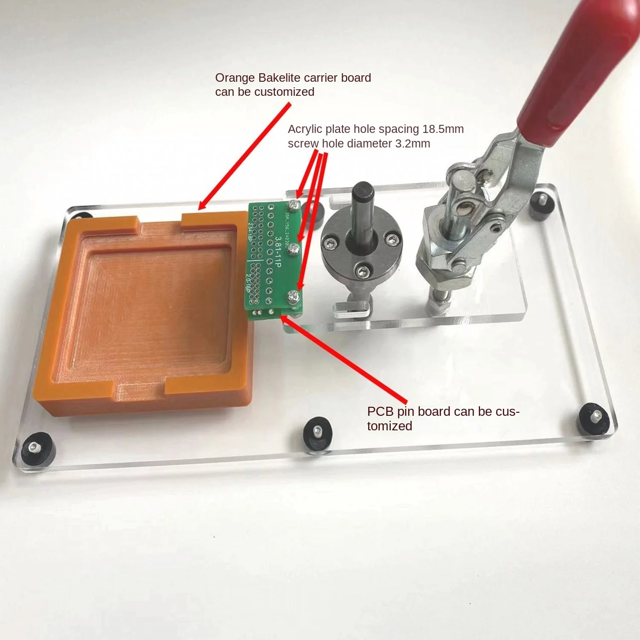 PCB terminal strip test rack probe test rack download burning rack test embryo rack manual test fixture