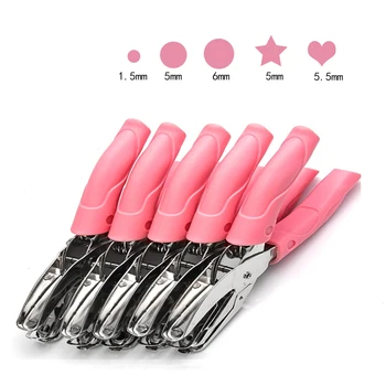 1 PC Metalowy dziurkacz ręczny z pojedynczym otworem Szczypce do dziurkowania Dziurkacz do kart Narzędzie do rękodzieła Biżuteria DIY Szczypce do scrapbookingu